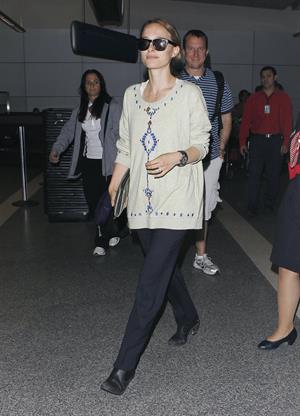 Natalie Portman arrives at LAX Airport - May 30, 2013 