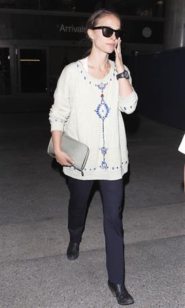 Natalie Portman arrives at LAX Airport - May 30, 2013 