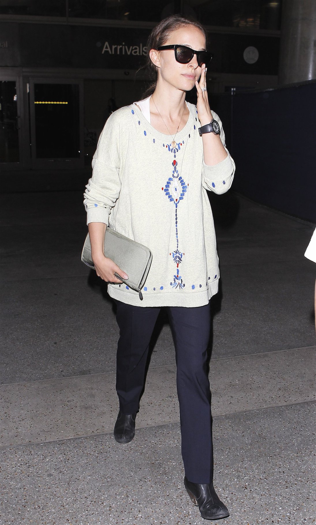 Natalie Portman arrives at LAX Airport - May 30, 2013 