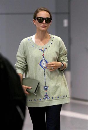 Natalie Portman arrives at LAX Airport - May 30, 2013 