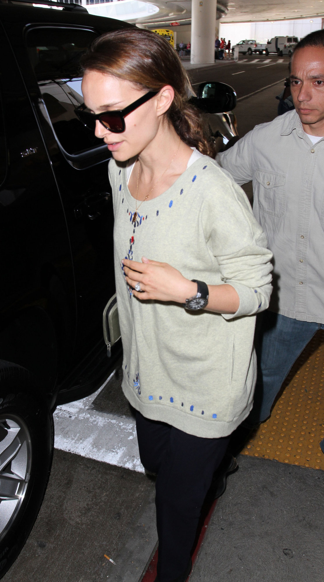 Natalie Portman arrives at LAX Airport - May 30, 2013 