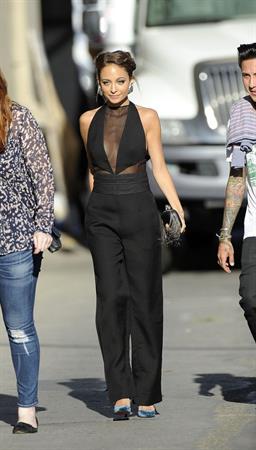 Nicole Richie arrives at the Jimmy Kimmel Show 09.04.13 