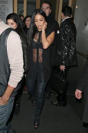 Nicole Scherzinger Leaves the Nobu Berkeley Restaurant in London 02.03.13 