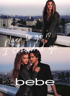 Nina Agdal BEBE: Holiday ads (November 2013) 