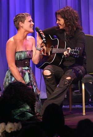 Alecia Moore (Pink) LA Gay Lesbian Centers an Evening With Women on May 1, 2010