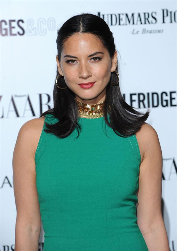 Olivia Munn Harper’s Bazaar Women of the Year Awards in London, November 5, 2013 