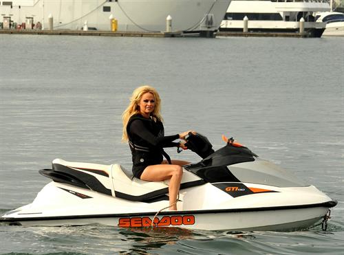 Pamela Anderson Launches Sea Shepherds Operation Zero Tolerance Whale Defense Campaign on November 2, 2012 