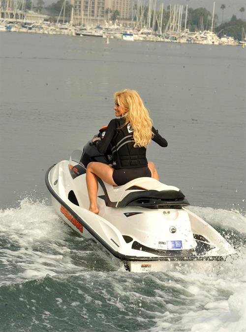 Pamela Anderson Launches Sea Shepherds Operation Zero Tolerance Whale Defense Campaign on November 2, 2012 