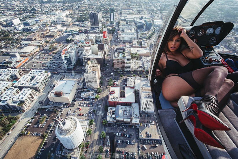 Tianna Gregory in lingerie