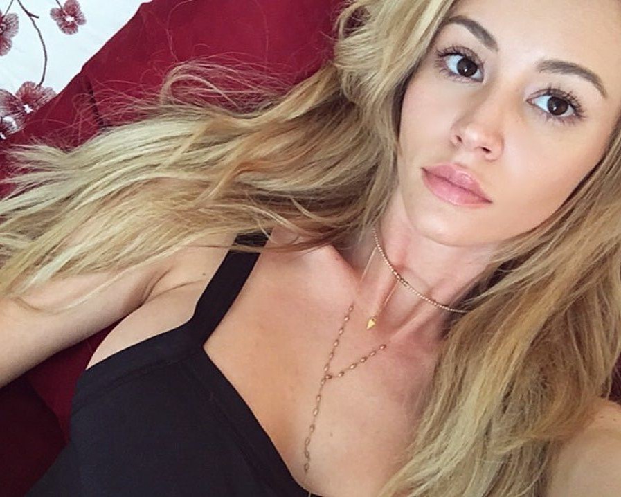 Bryana Holly taking a selfie