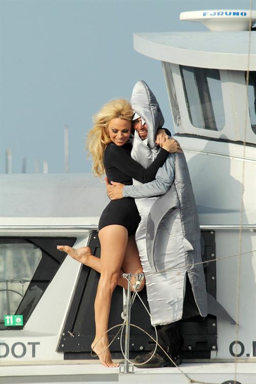 Pamela Anderson Launches Sea Shepherds Operation Zero Tolerance Whale Defense Campaign on November 2, 2012 