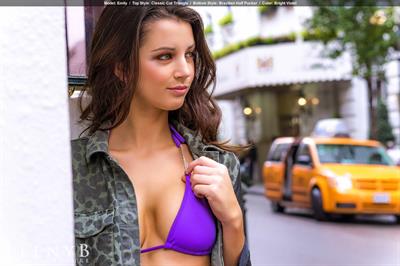 Emily Kugler in a bikini