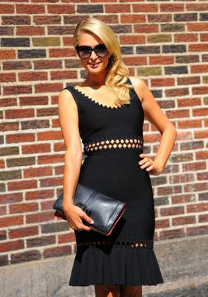 Paris Hilton at the 'Late Show with David Letterman May 2, 2013