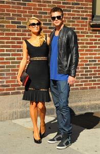 Paris Hilton at the 'Late Show with David Letterman May 2, 2013