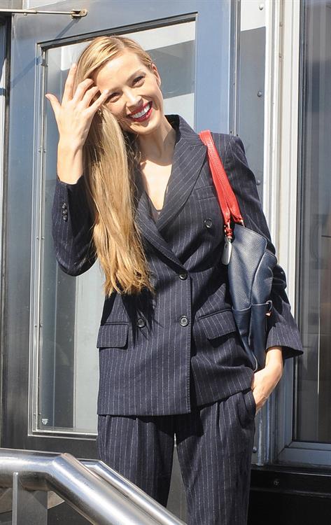 Petra Nemcova Empire State Building in NYC 10/16/12 