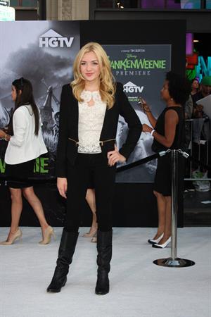 Peyton List Frankenweenie premiere LA 9/24/12 