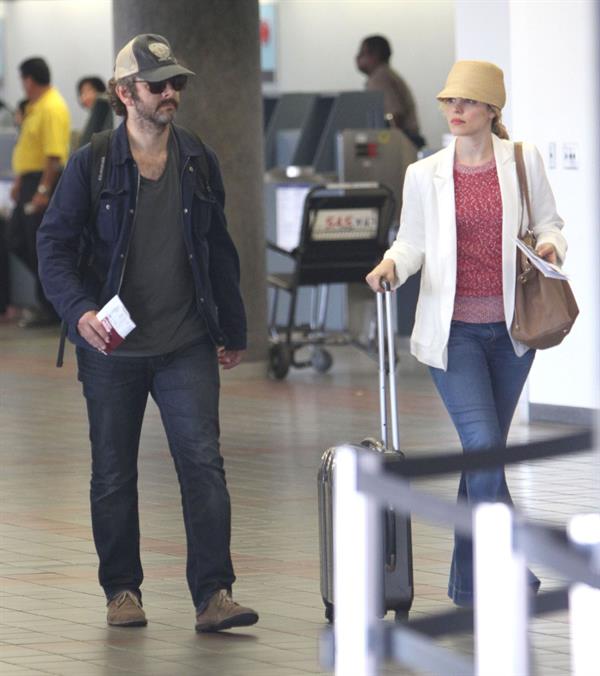 Rachel McAdams - Departs on a flight at LAX airport - August 9, 2012