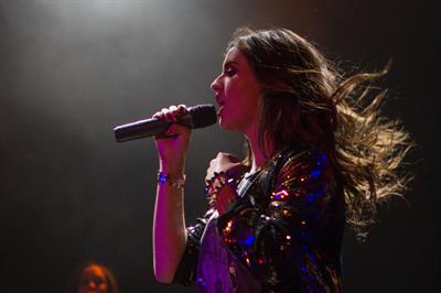 Rebecca Black performing at the House of Blues in Anaheim 12/23/12 