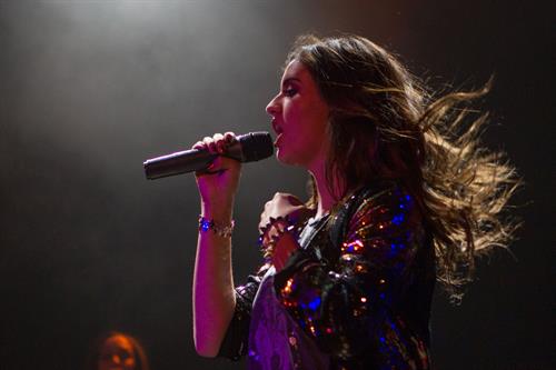 Rebecca Black performing at the House of Blues in Anaheim 12/23/12 