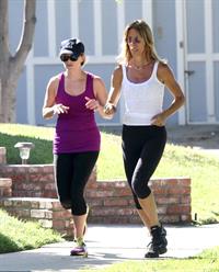 Reese Witherspoon - Jogs with a friend in Brentwood (29.05.2013) 