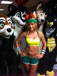 Sara Jean Underwood in a bikini