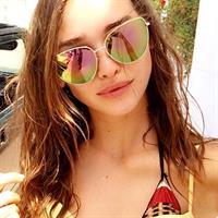 Carolina Sanchez taking a selfie