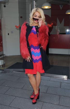 Rita Ora Leaving OMD Advertising Agency in London, England (November 5, 2012) 