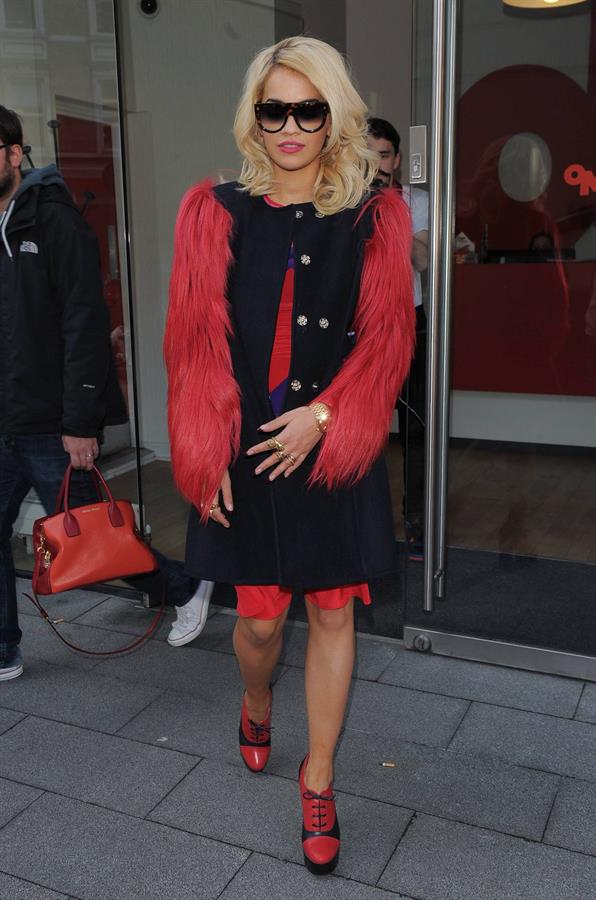 Rita Ora Leaving OMD Advertising Agency in London, England (November 5, 2012) 