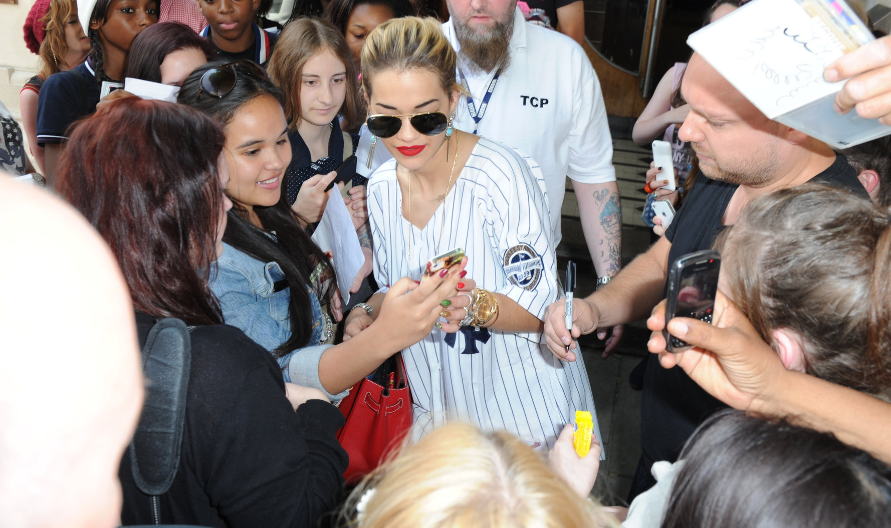 Rita Ora - leaving the BBC Maida Vale Studios in London 10 August 2012