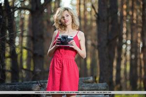 Zarina A Pictures Zarina A in  Lenriz  for MetArt - Zarina A flaunts her delectable body as she strips in the woods