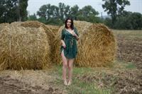 Cordoba in  Wide Open  for MetArt X - Cordoba confidently strips naked and spreads her legs wide open in the outdoor field