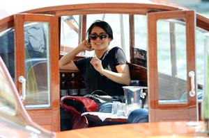 Salma Hayek Visiting the Biennale in Venice May 30, 2013