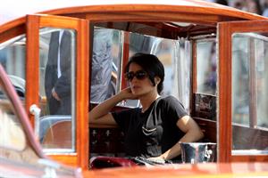 Salma Hayek Visiting the Biennale in Venice May 30, 2013