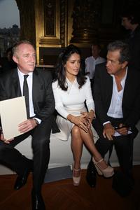 Salma Hayek at the Stella McCartney fashion show at Paris Fashion Week - Sep. 30, 2013 