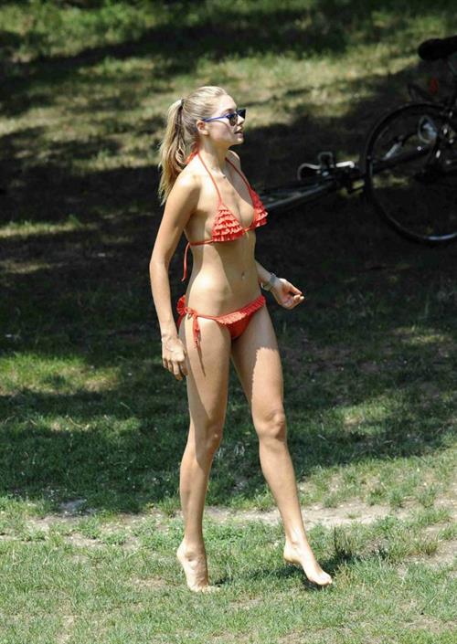 Jessica Hart in a bikini