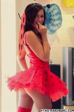 Destiny is a Lady Bee for Halloween