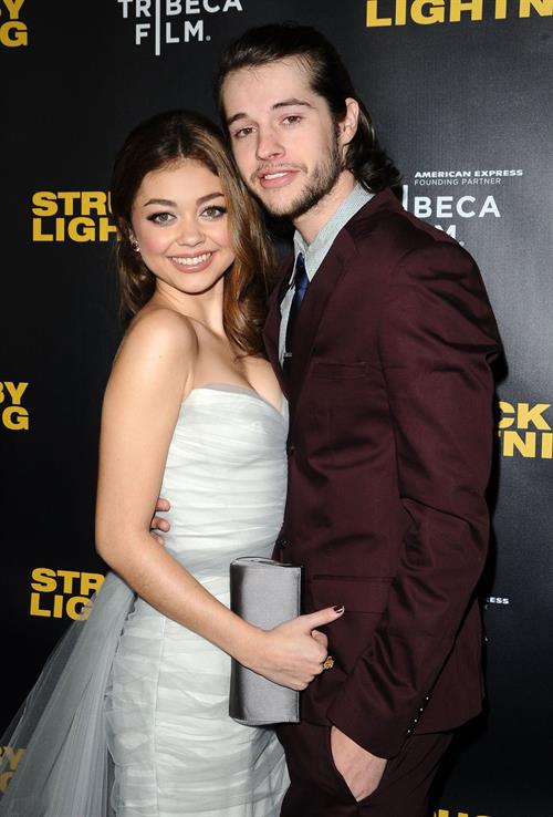 Sarah Hyland  Struck By Lightning  LA premiere 1/6/13