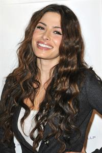 Sarah Shahi Blue Tie Blue Jean Ball in Beverly Hills November 29, 2012