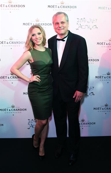 Scarlett Johansson Gala in Moscow celebrating 250 years of Moët & Chandon - 10/4/12