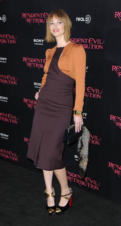 Sienna Guillory Resident Evil: Retribution - Los Angeles Premiere, 13 Sep 2012 