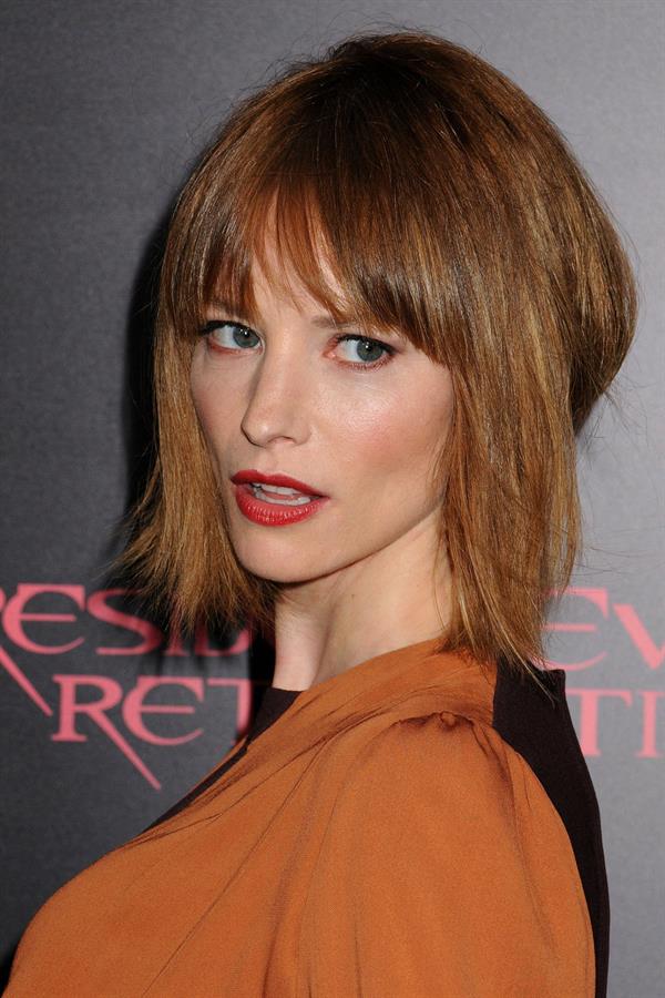 Sienna Guillory Resident Evil: Retribution - Los Angeles Premiere, 13 Sep 2012 