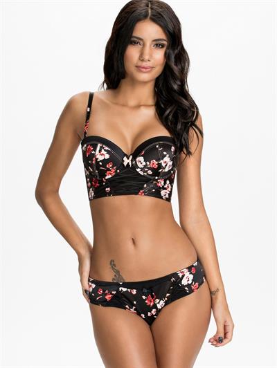 Johanna Lundback in lingerie