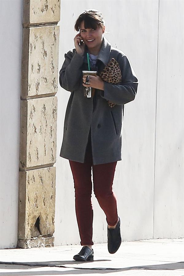 Sophia Bush at Starbucks in Beverly Hills 12/27/12 
