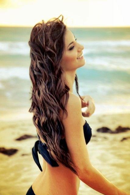 Johanna Lundback in a bikini