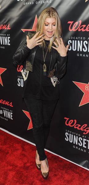 Stacy Ferguson Opening of Walgreens Flagship Store, Los Angeles, November 30, 2012 