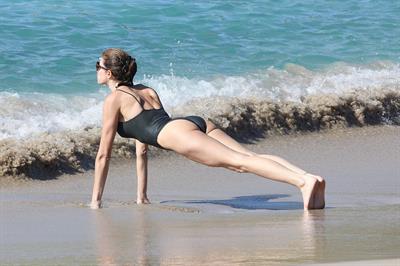 Stephanie Seymour - bikini in St. Barts 12/26/12  