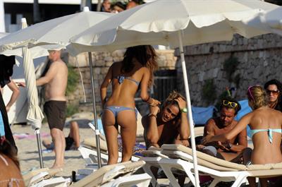 Federica Nargi in a bikini - ass