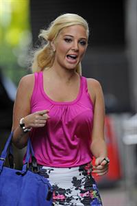 Tulisa Contostavlos - Leaving Studio in London September 11, 2012