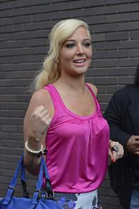 Tulisa Contostavlos - Leaving Studio in London September 11, 2012