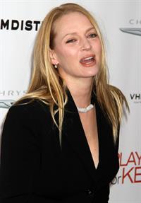 Uma Thurman New York Premiere of 'Playing for Keeps' presented by The Cinema Society & Film District December 5 